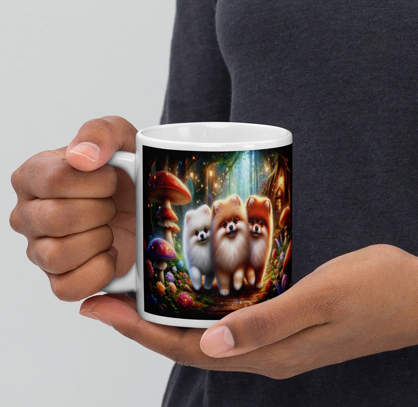 Pomeranian Geheim Bos Mok - Waar Fantasie tot Leven Komt - #shop_name