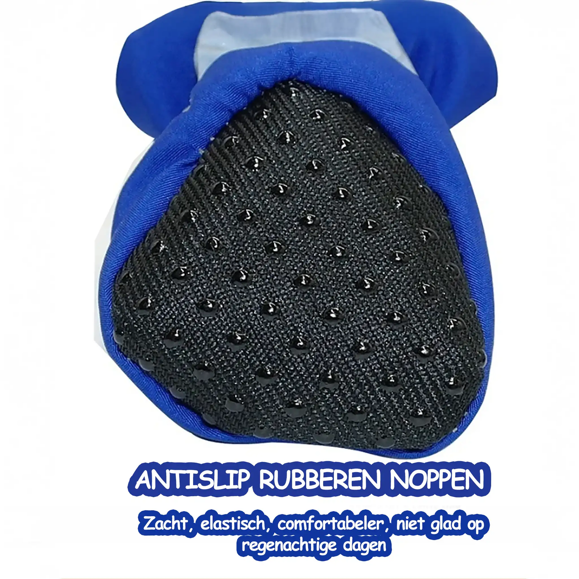 Blauwe hondenschoenen met antislip rubberen zool, comfortabel en veilig op regenachtige dagen voor kleine honden