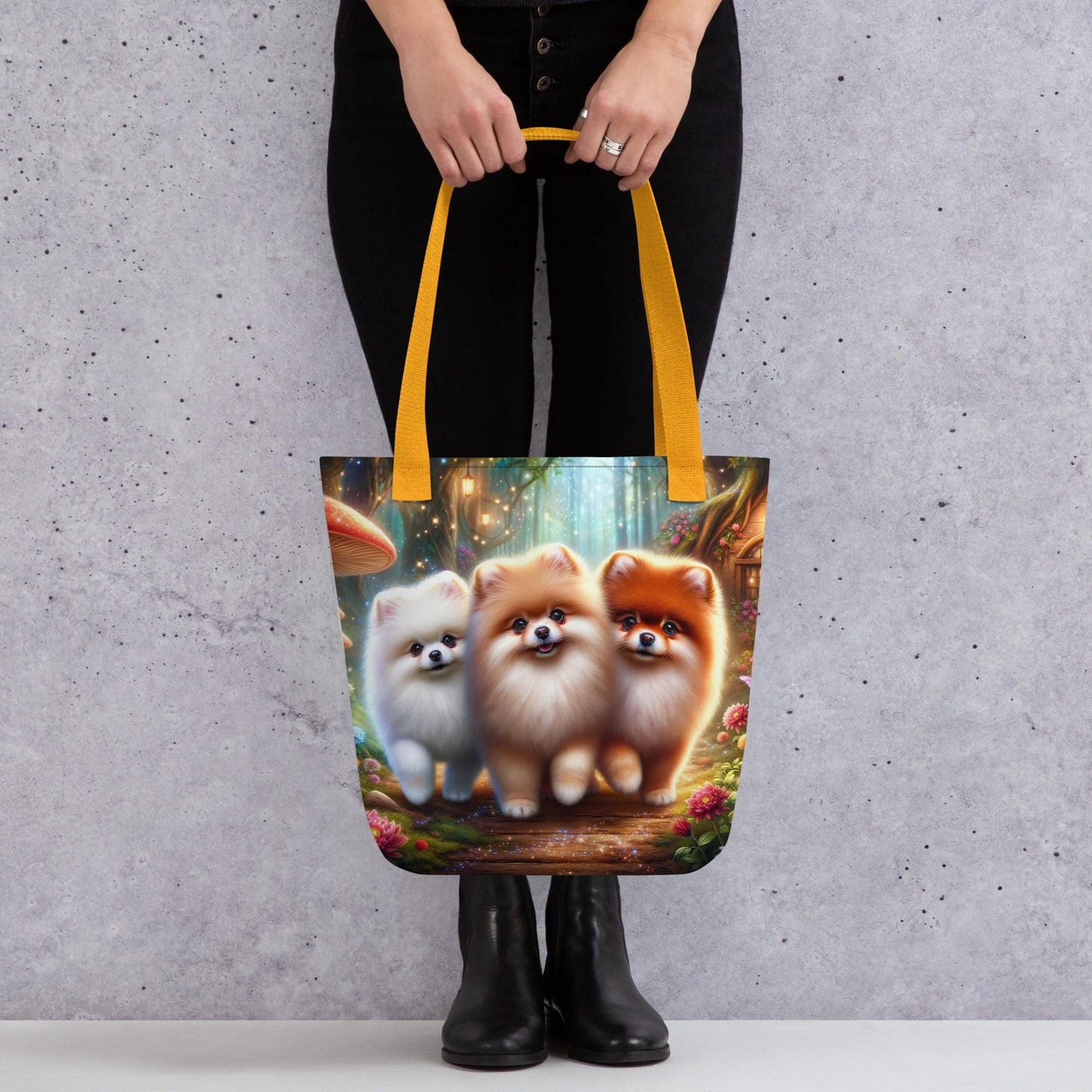 Betoverde Bos Pomeranian Tas - Magische Wandeling Design - #shop_name