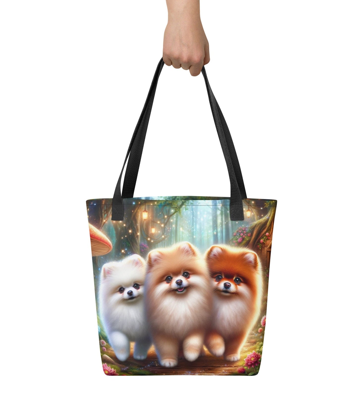 Betoverde Bos Pomeranian Tas - Magische Wandeling Design - #shop_name