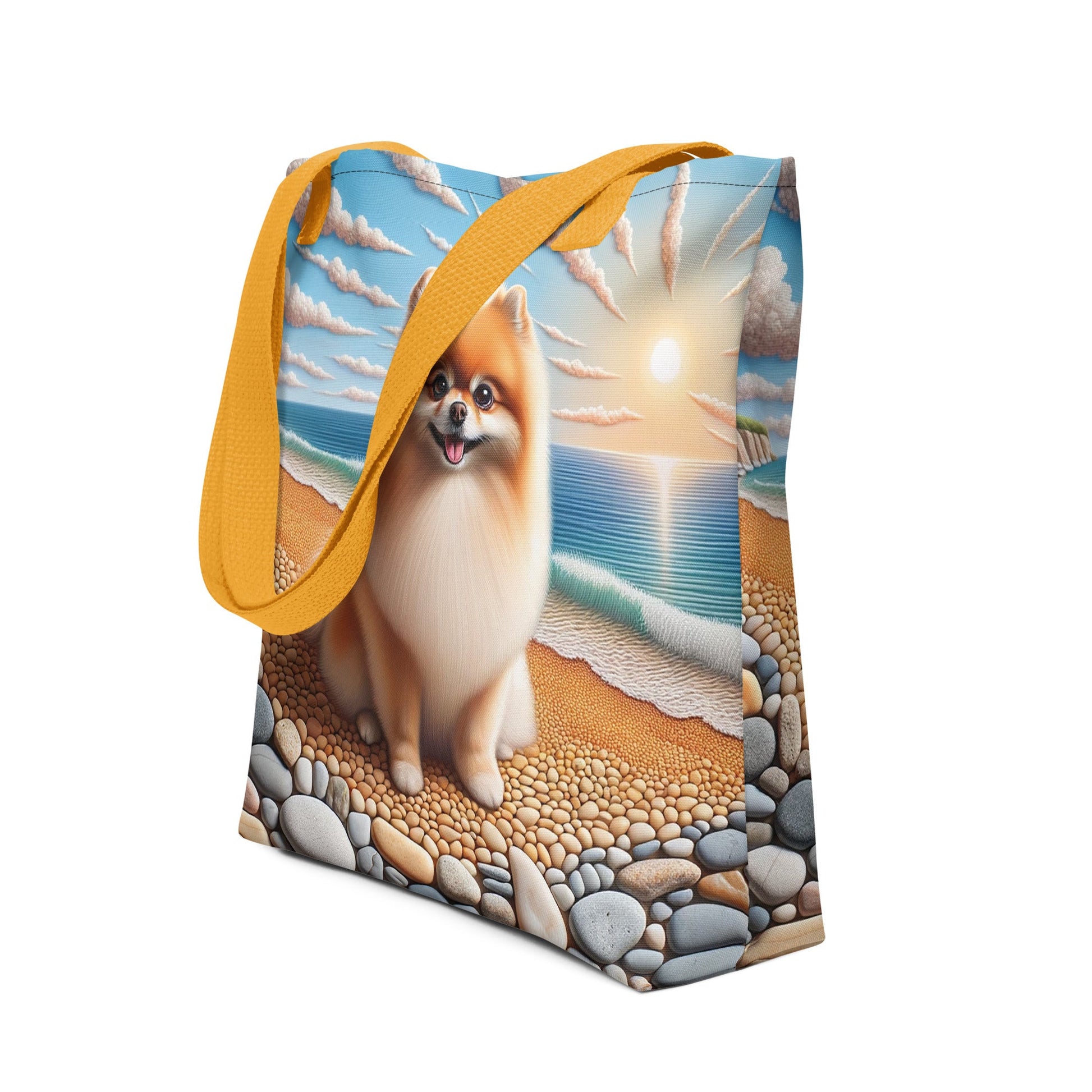 Designer Pomeranian Strandtas - Elegante All - Over Print - #shop_name