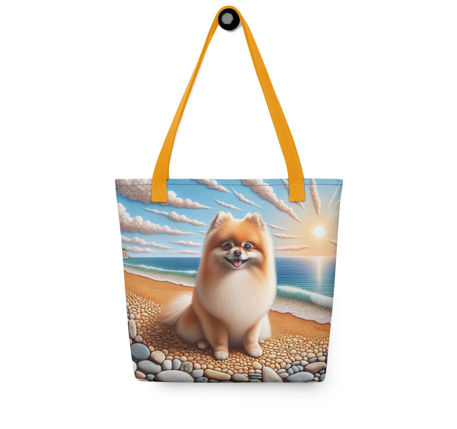Designer Pomeranian Strandtas - Elegante All - Over Print - #shop_name
