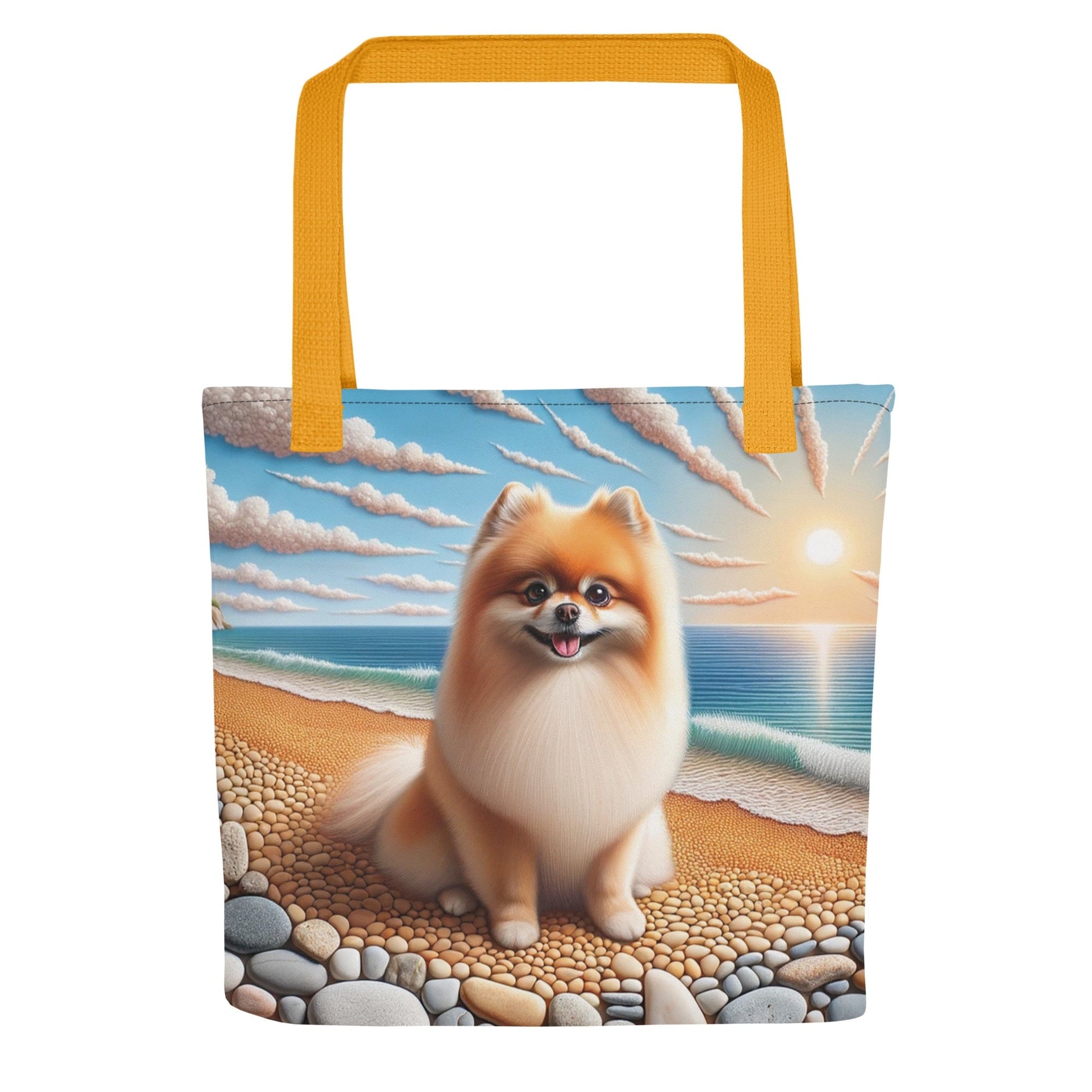 Designer Pomeranian Strandtas - Elegante All - Over Print - #shop_name