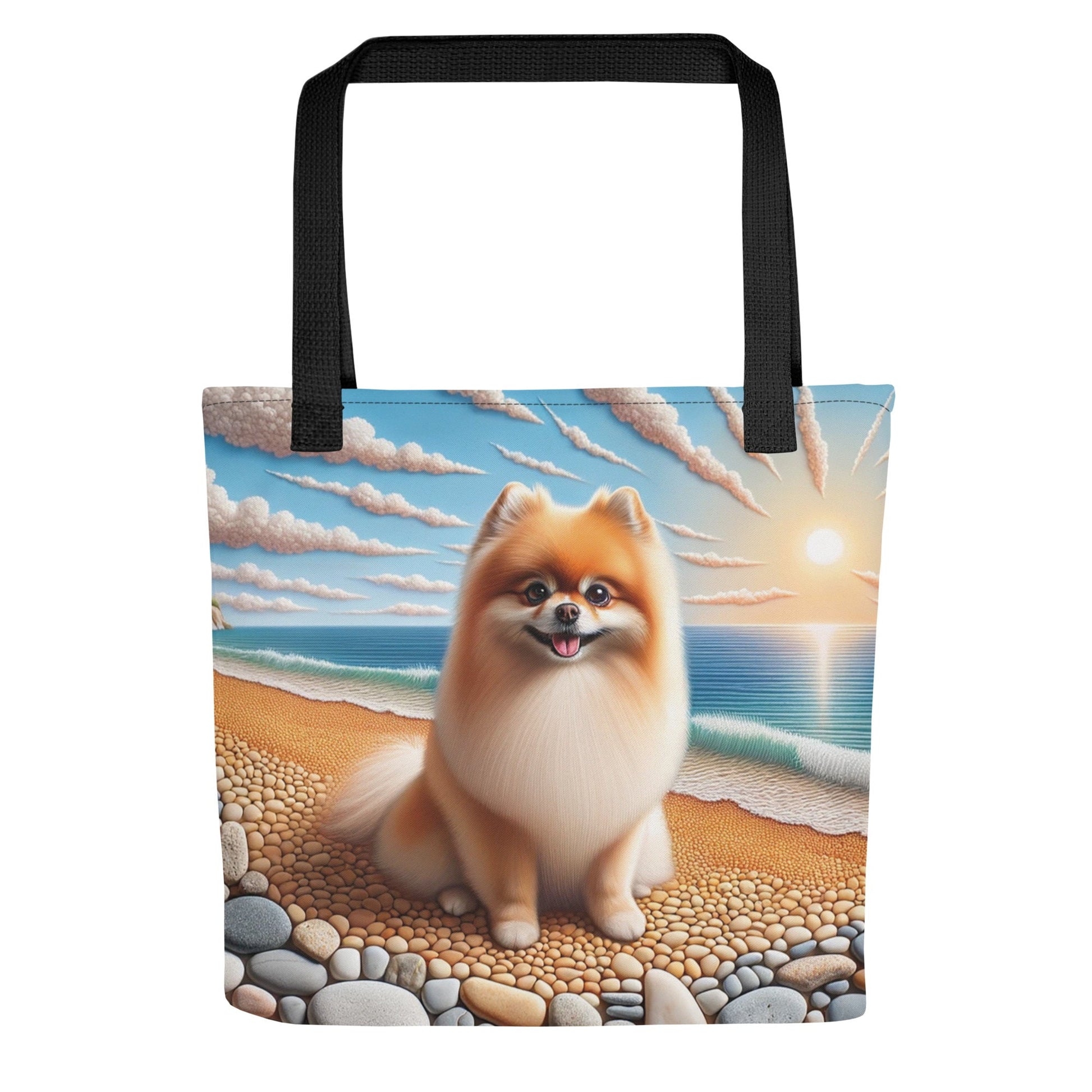Designer Pomeranian Strandtas - Elegante All - Over Print - #shop_name