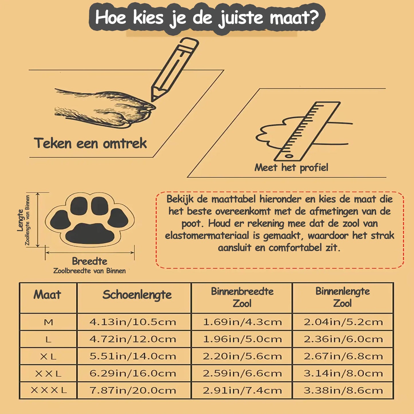 maatgids-waterdichte-comfortabele-hondenschoenen-zoolbescherming