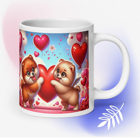 Pom in Liefde Mok - Speciaal voor Valentijnsdag | Dwergkees Themamok - #shop_name