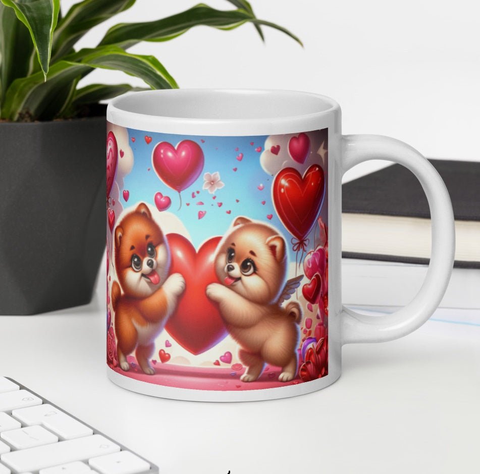 Pom in Liefde Mok - Speciaal voor Valentijnsdag | Dwergkees Themamok - #shop_name