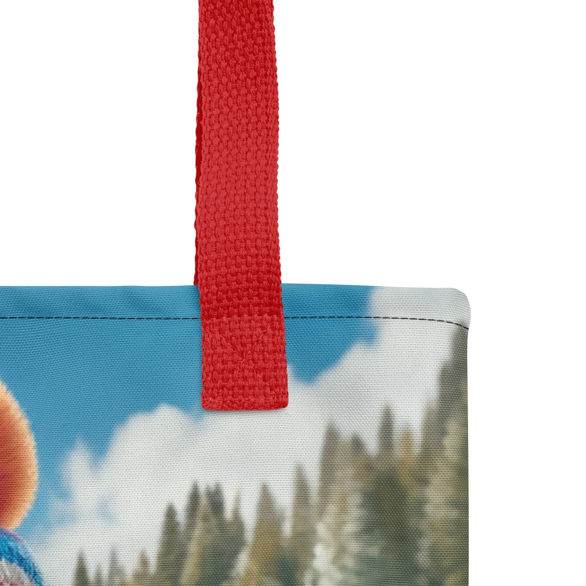 Pomdog op de Piste - Unieke Schoudertas met Skiënde Pomeranian - #shop_name