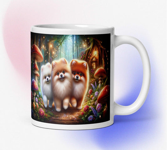 Pomeranian Geheim Bos Mok - Waar Fantasie tot Leven Komt - #shop_name