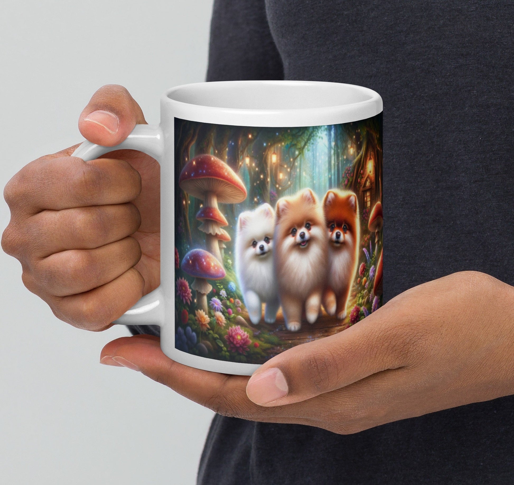 Pomeranian Geheim Bos Mok - Waar Fantasie tot Leven Komt - #shop_name