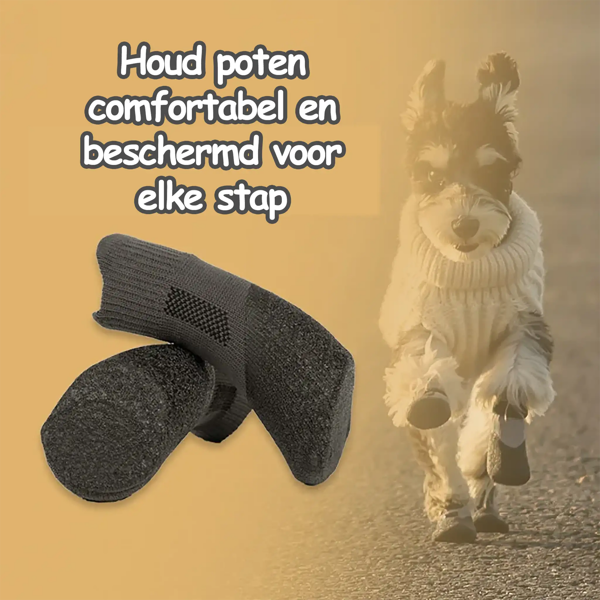 Comfortabele hondenschoenen voor veilige reizen, potenbescherming voor honden tijdens wandelen en reizen